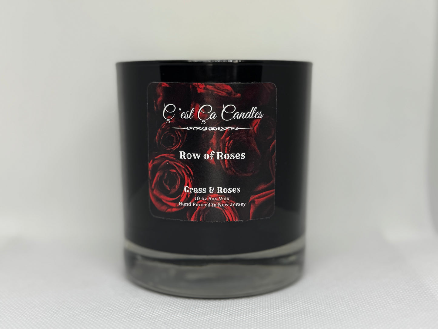 Row of Roses Candle Jar 10 oz (283 g)